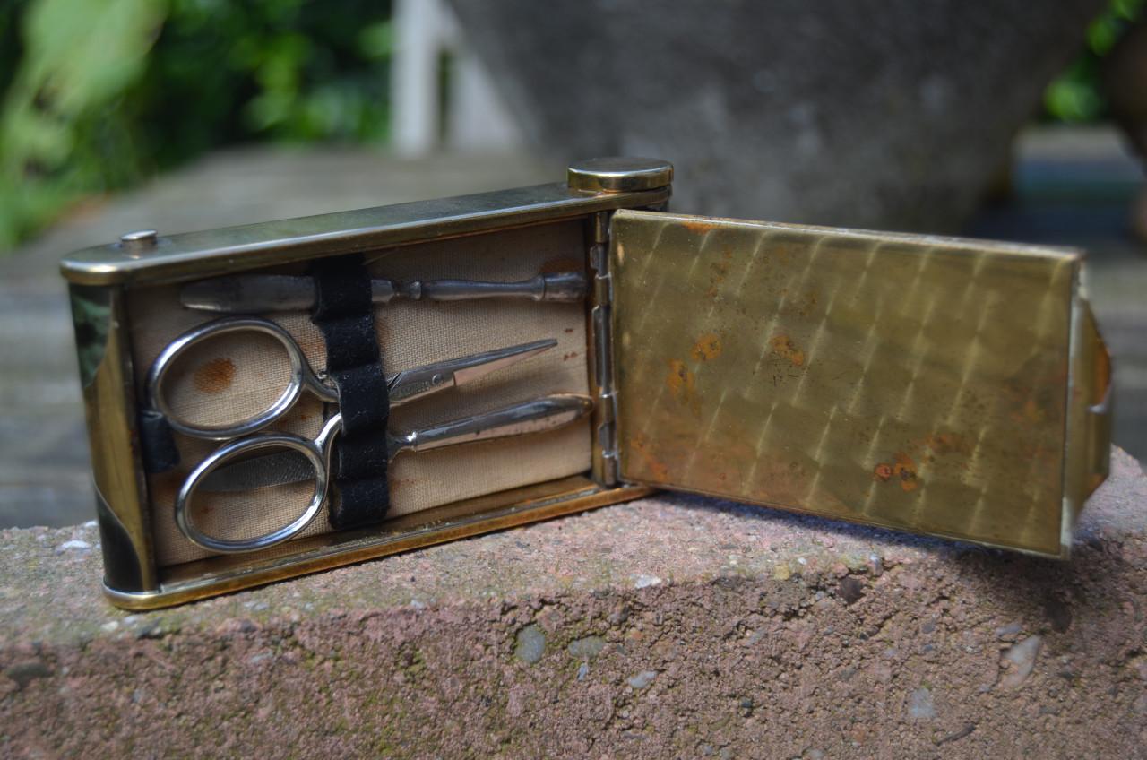 Fraaie vanity case jaren '30