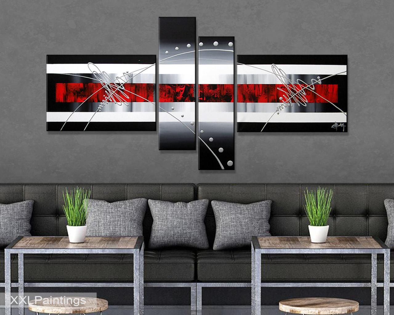 ... Forex ... Prachtig Acryl 5 luik van Gia Hung 180 cm x 100 cm