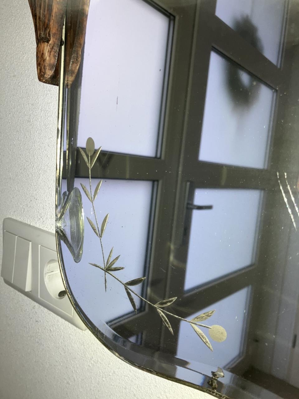 Vintage spiegel jaren ’20 Amsterdamse school