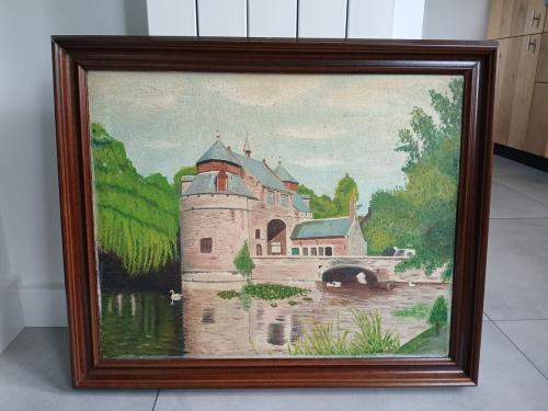 Schilderij van Ezelpoort in Brugge