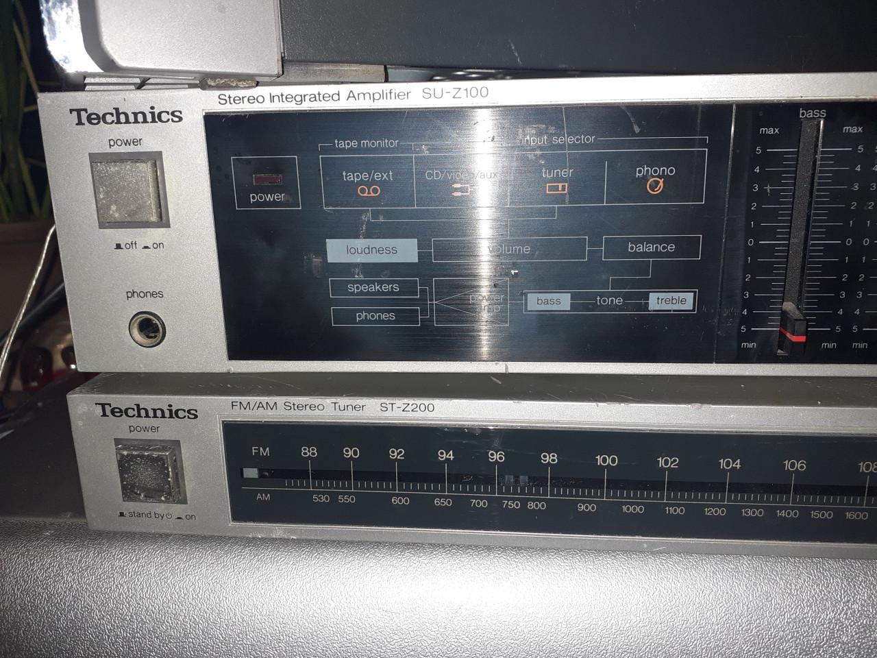 Stereo set TECHNICS - Tuner & Versterker & CD-speler SONY