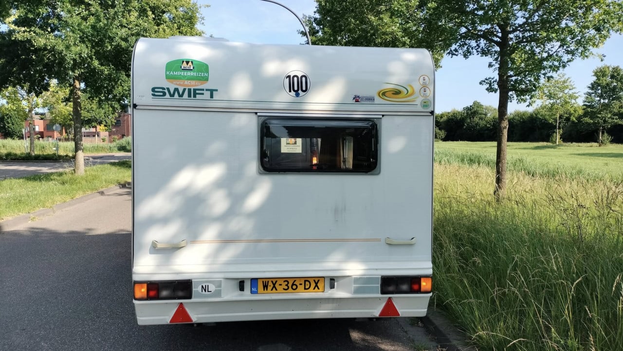 Swift Toscane met MOVER en luifel