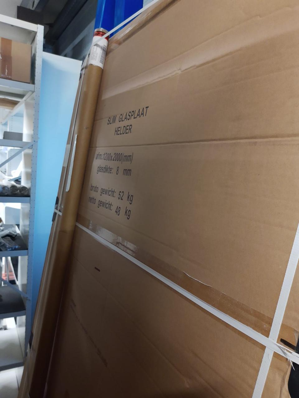 Wiesbaden inloopdouche 120x200 + profiel (wit of chroom) nieuw in de doos