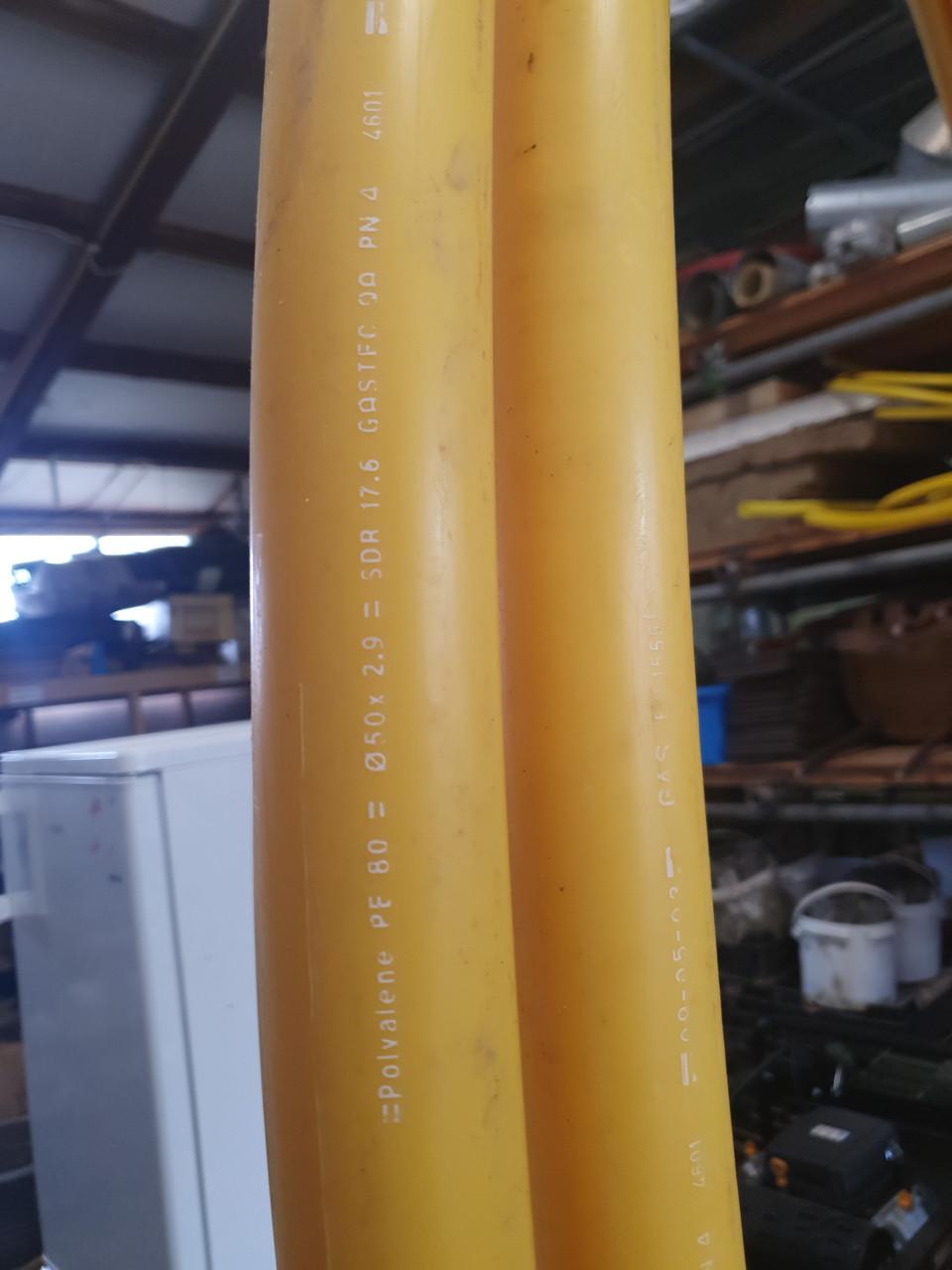 Ruim 40 meter: PE80 buis 50x2,9mm SDR17,6