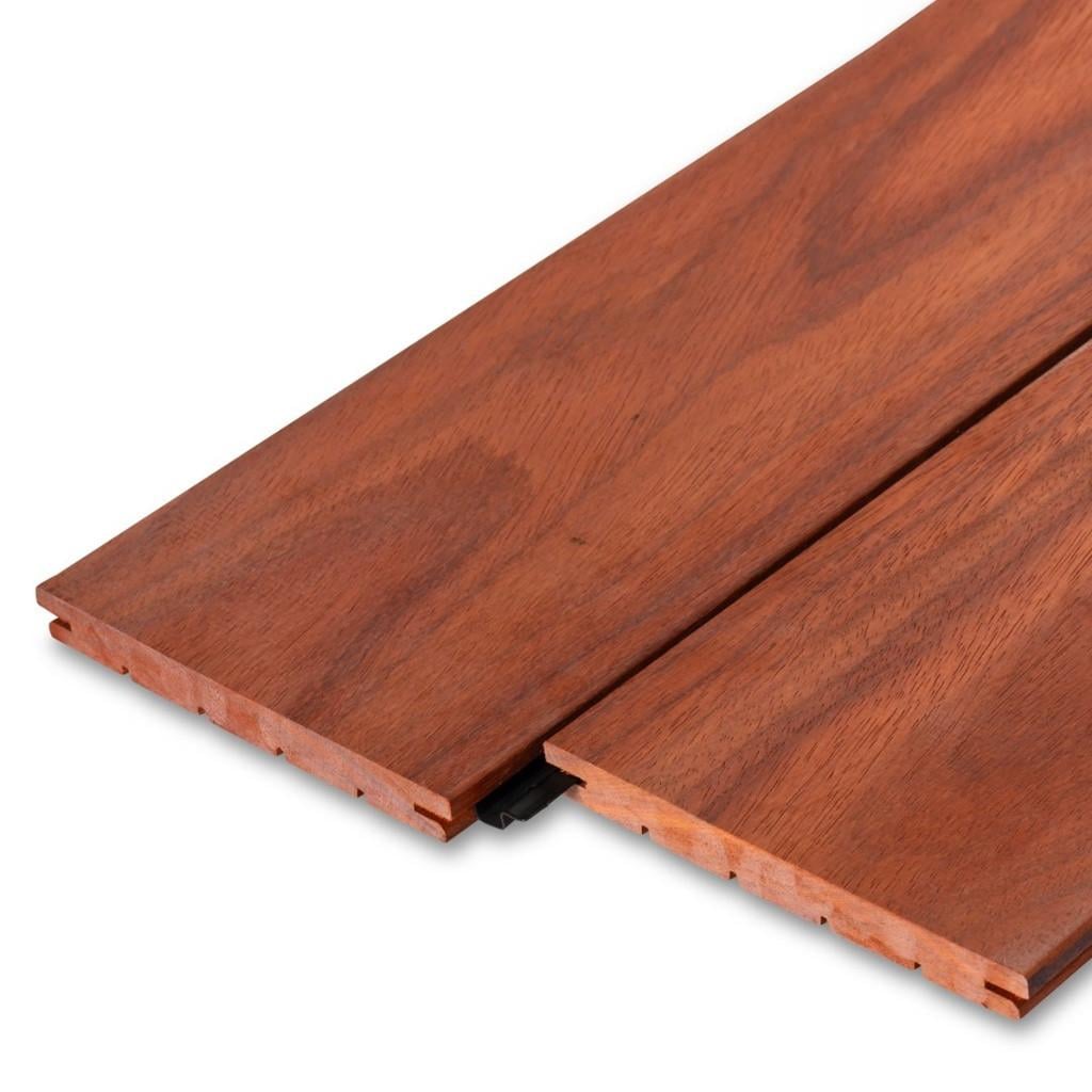 Padouk B-FIX vlonderplank 2.1x14.2cm | glad en geschaafd