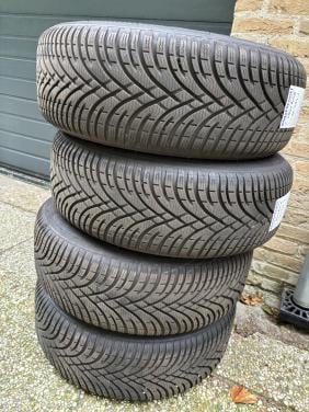 Winterbanden op velg