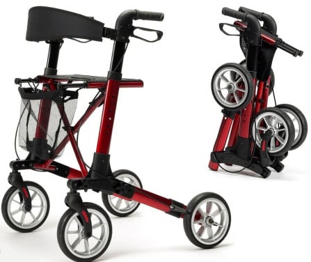 Rollator Vermeiren Quadri light lichtgewicht rollator