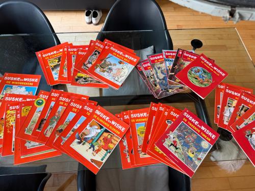 Stapel Suske & Wiske stripboeken, 48 stuks