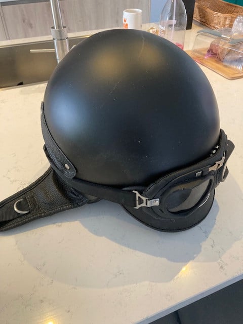 Stoere Bromfiets Helm