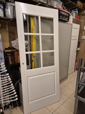 Binnendeur met ruitjes