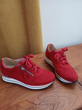 Gabor sneakers, kleur rood