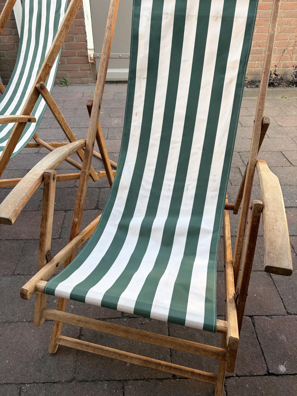 Retro strandstoelen