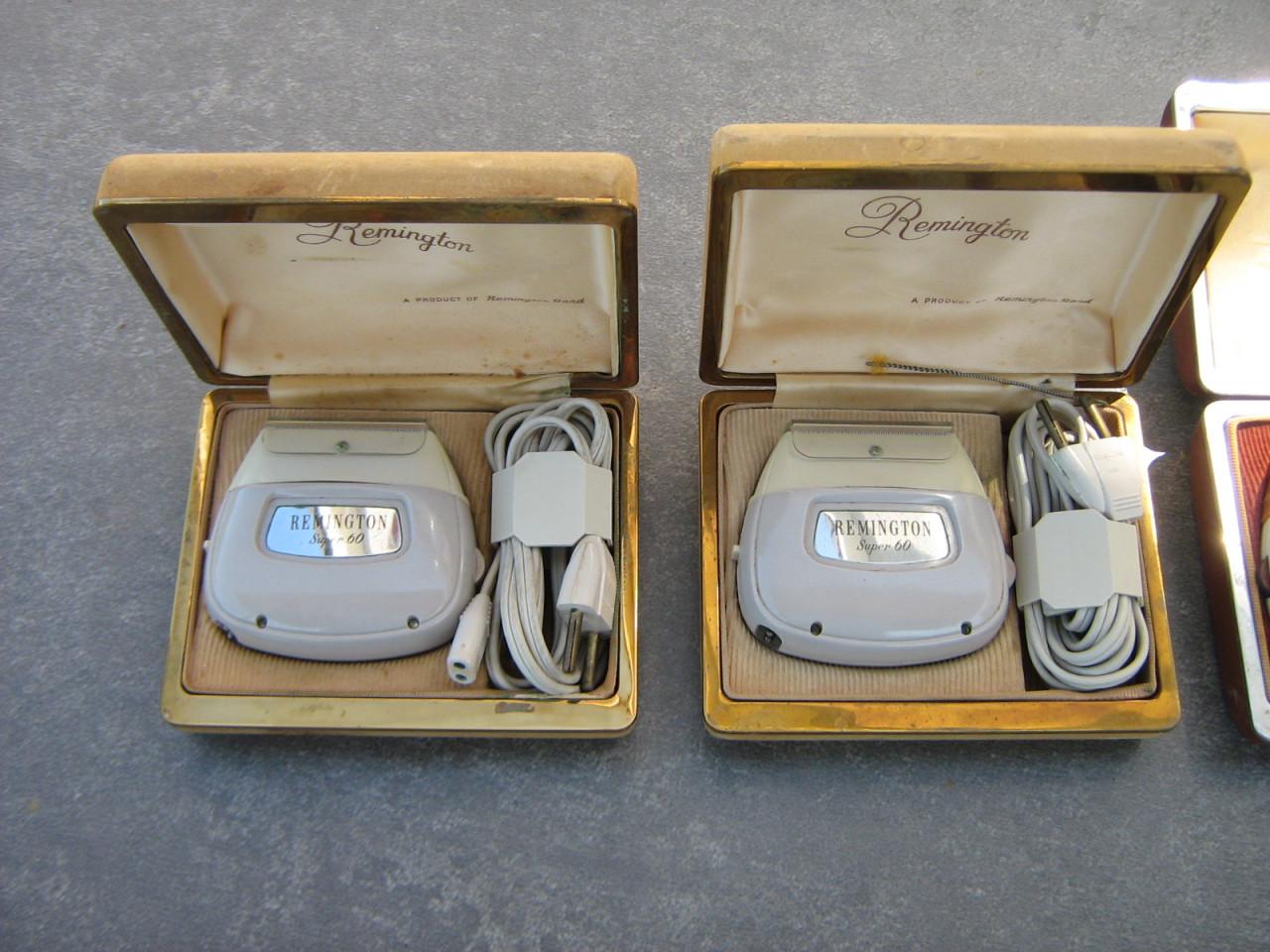 Retro/vintage elektrische scheerapparaten