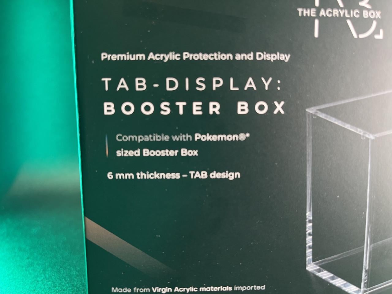 The Acrylic Box – Pokémon Booster Box Premium Acrylic Case (6 mm)