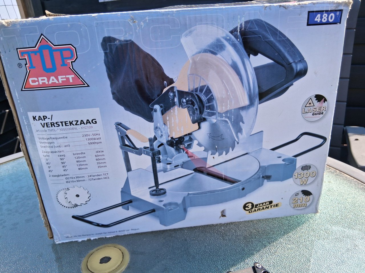 Te koop: zgan Parkside afkortzaag