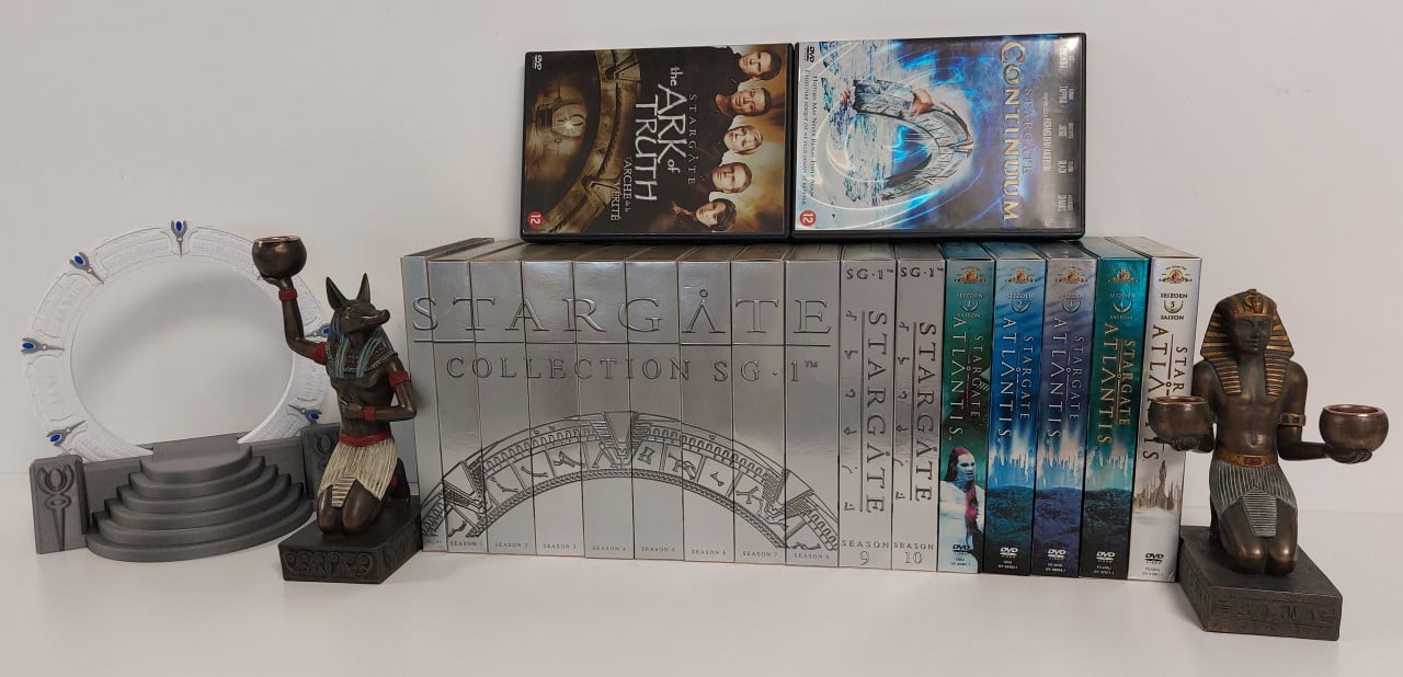 DVD-set Stargate SG-1 Atlantis Ark of Truth Continuum