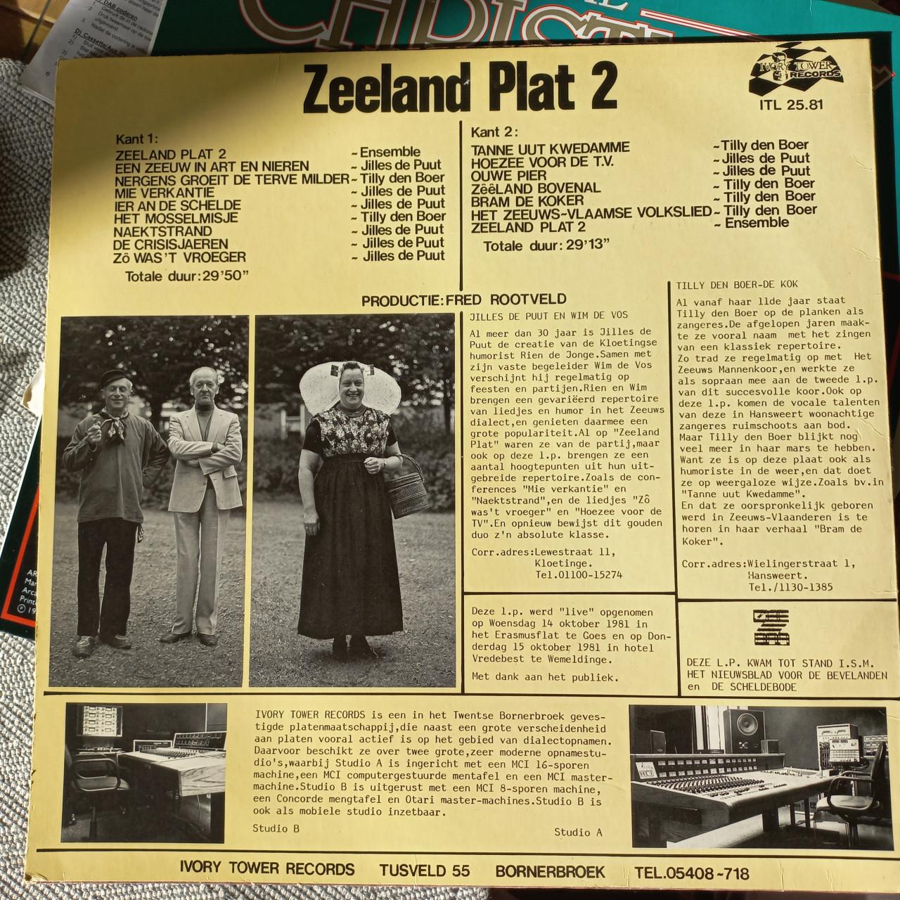 Zeeland plat 2 LP