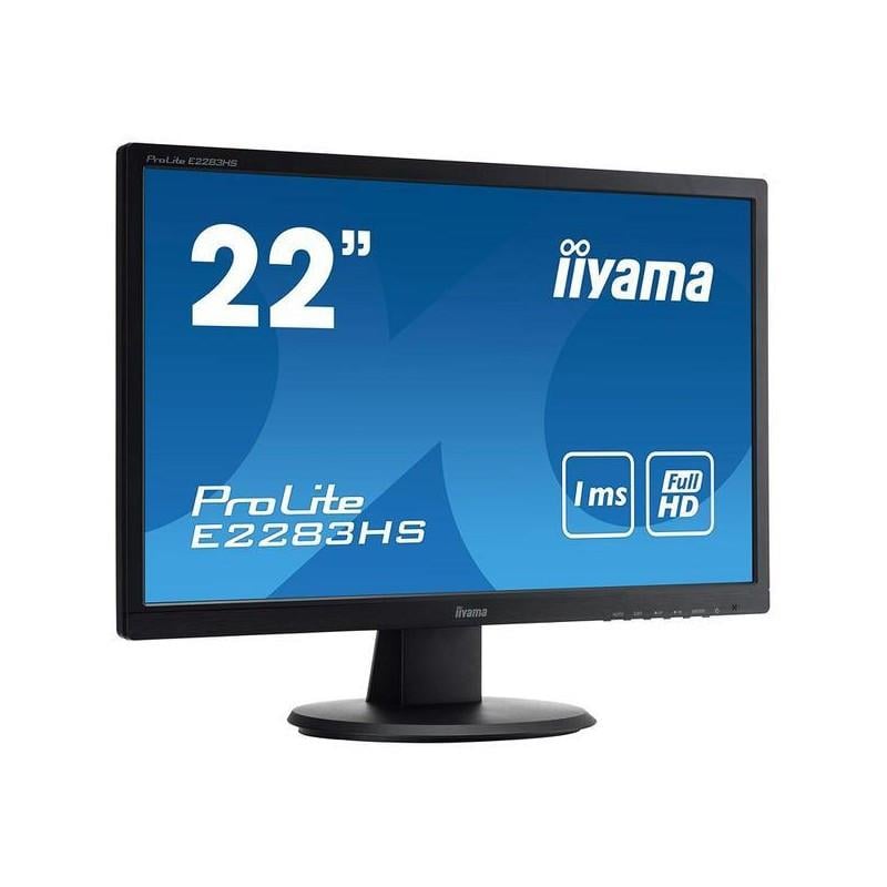 IIYAMA 22 inch LED Monitor, type Proline E2283HS,  goed werkend