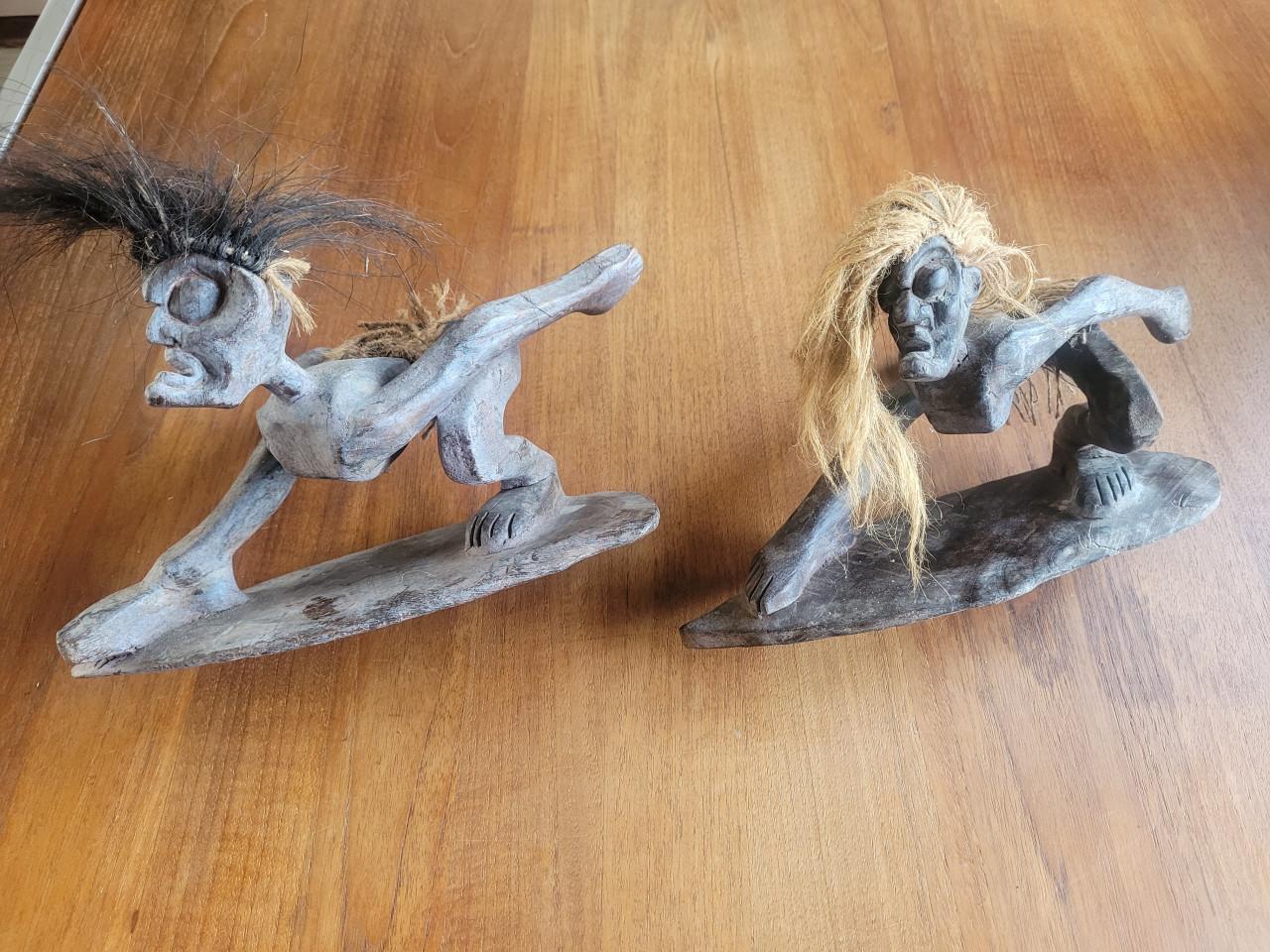 Vintage houten beeldjes