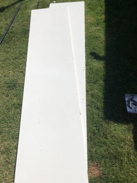 Witte planken