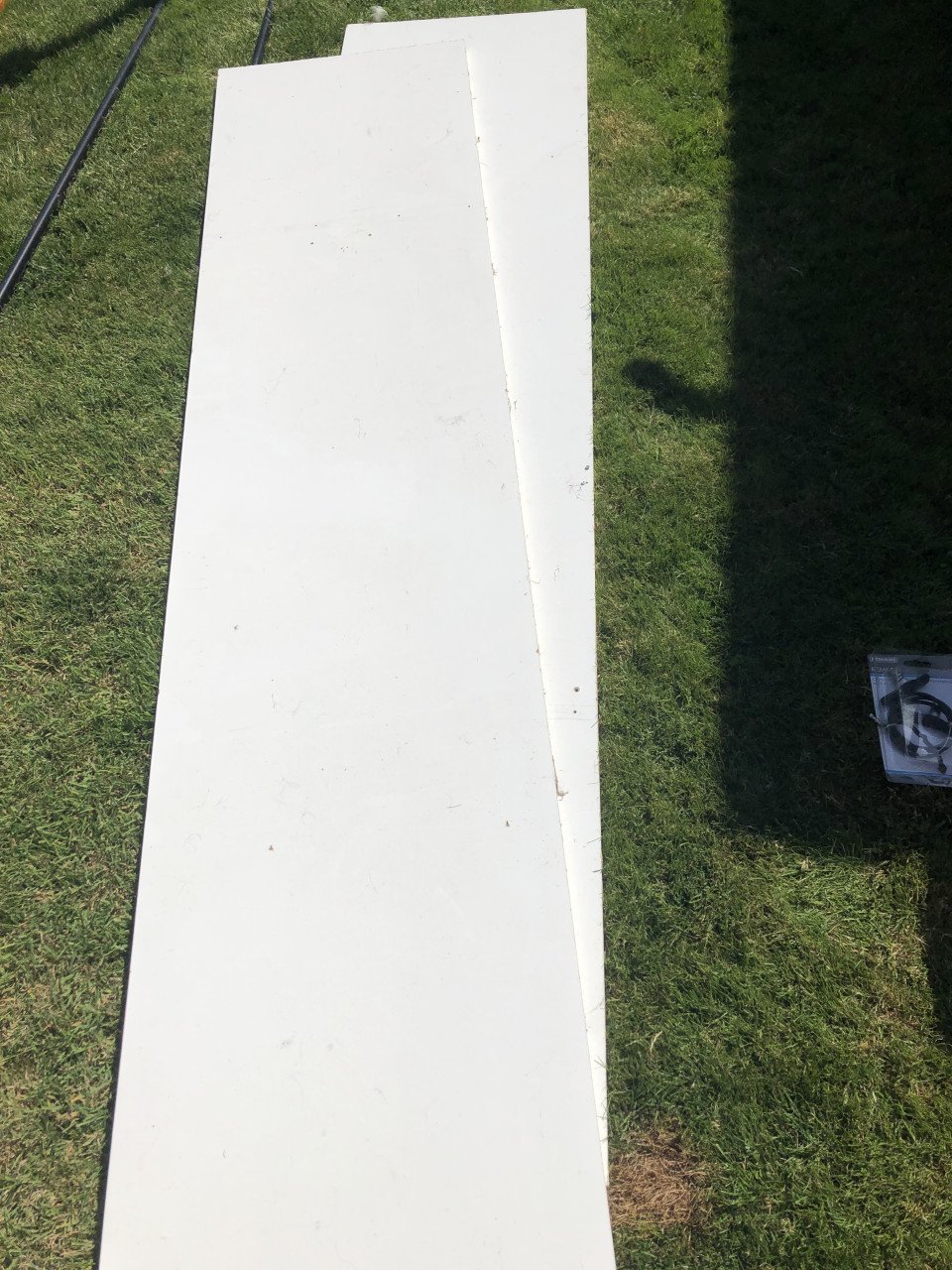 Witte planken
