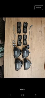 Thule Fixpoint Evo 7107 voetenset en Thule kit 187175 Kia Niro (vanaf 2023)