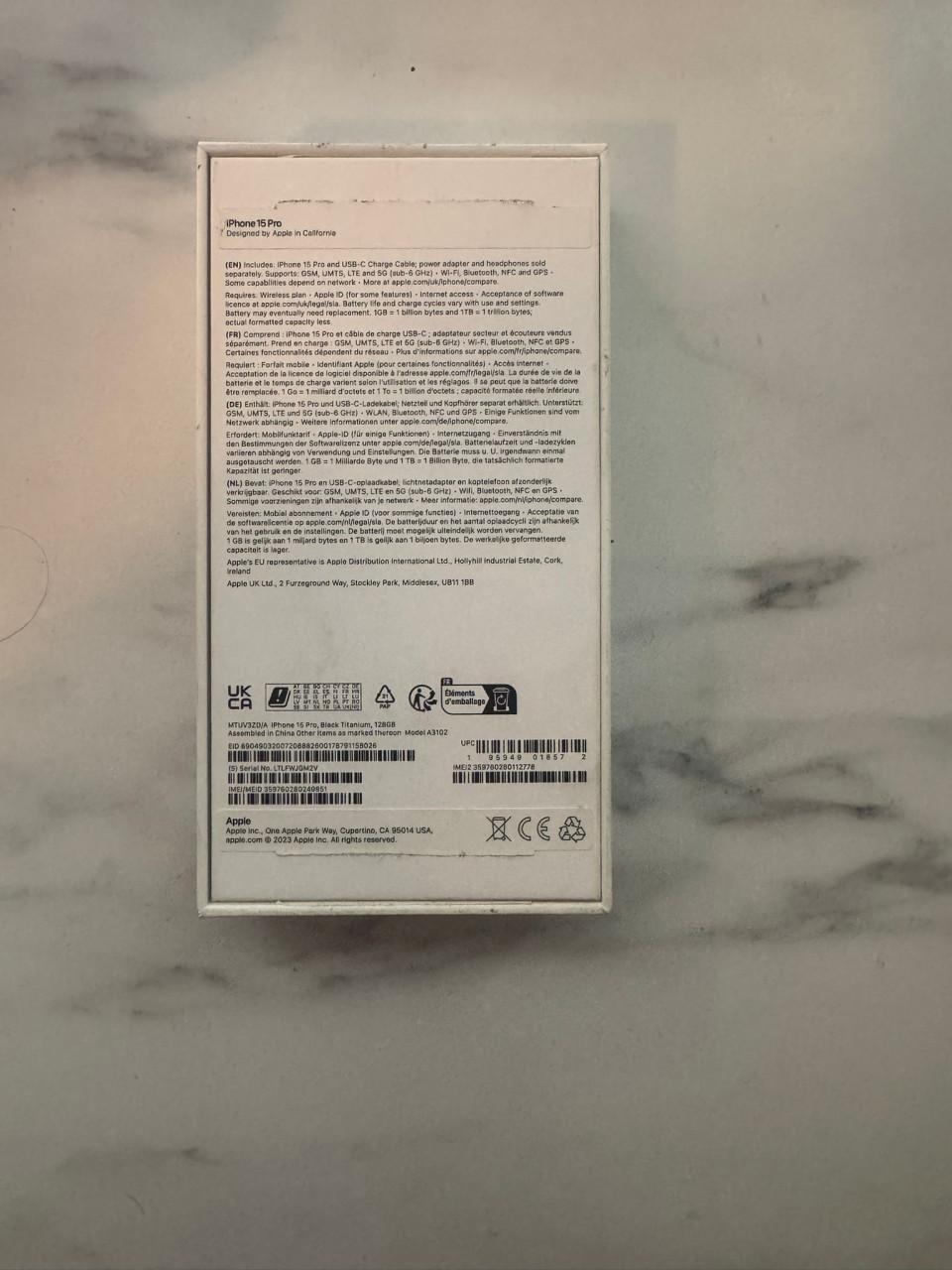 Zeer nette iPhone 15 pro