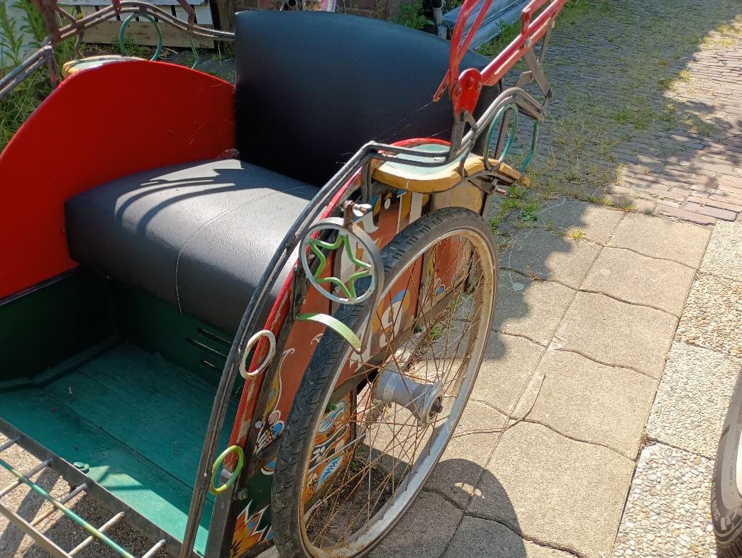 Riksja Indonesië fiets
