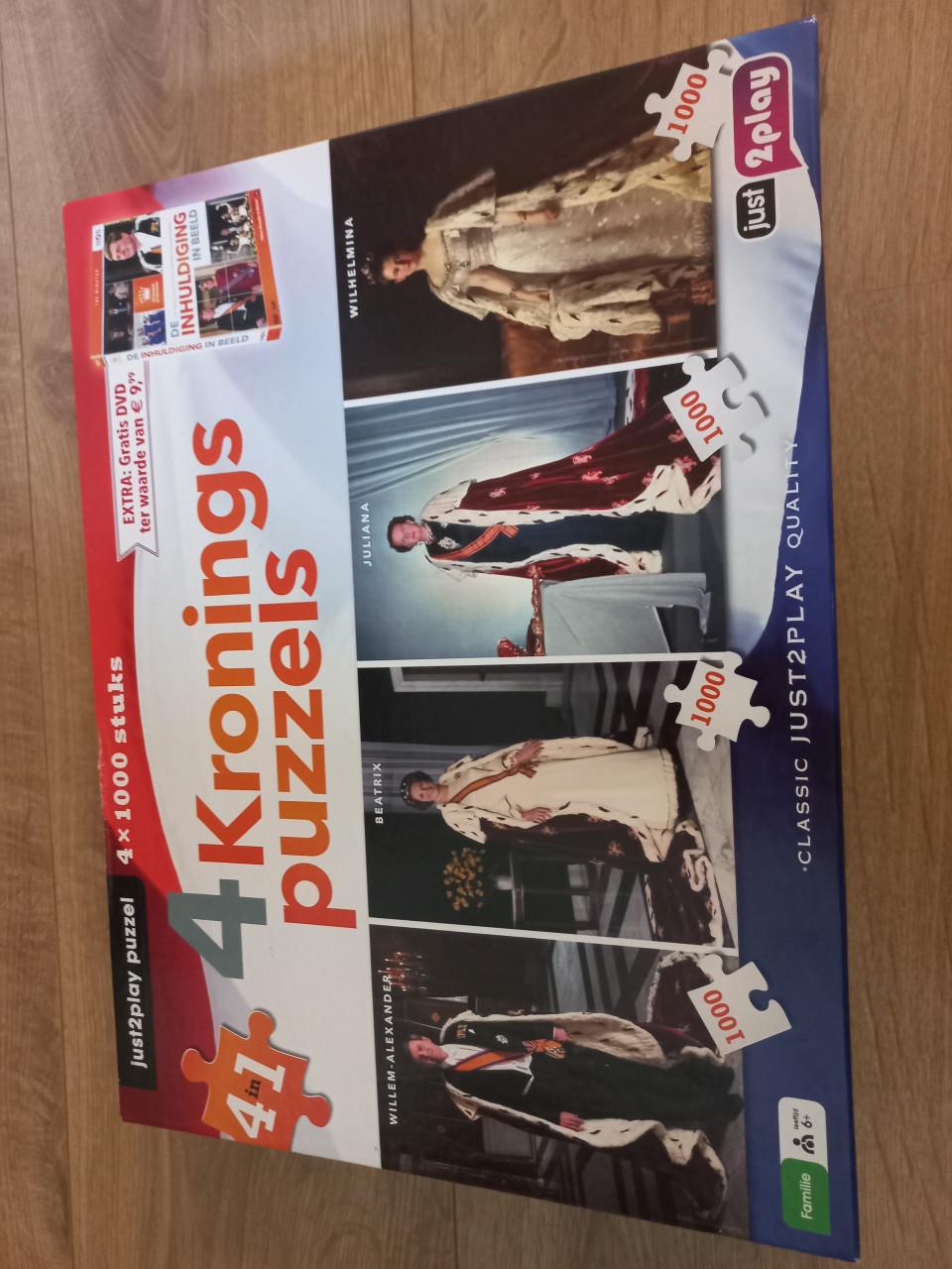 4 Kroningspuzzels 1000 stukjes