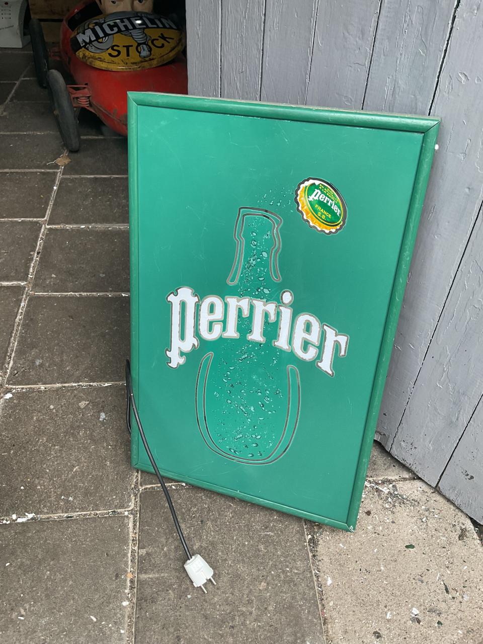 Perrier lichtreclamebord