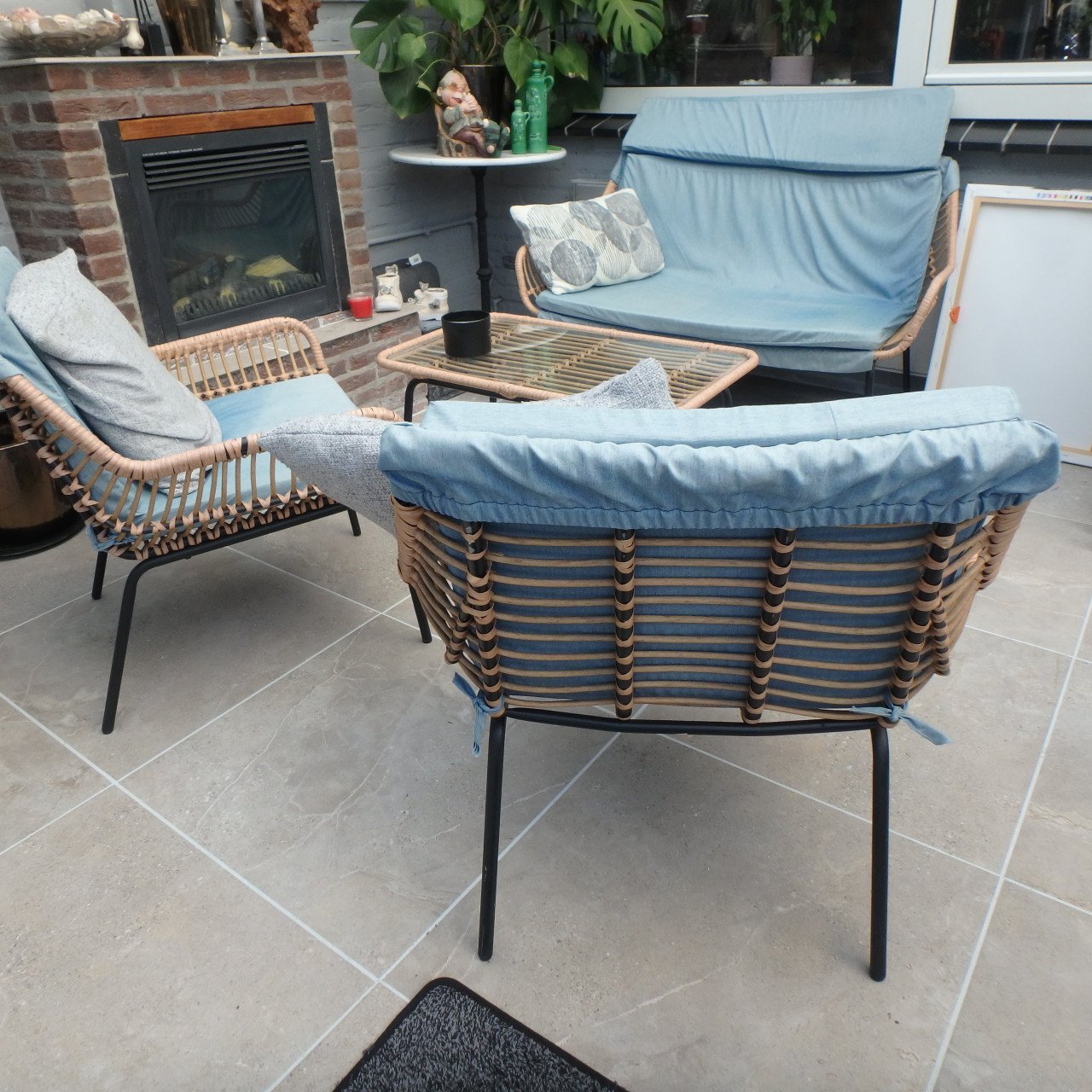 Rotan Tuinbankstel