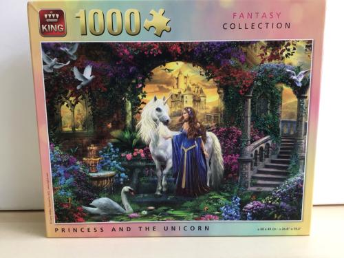 Puzzel King Princess and the Unicorn