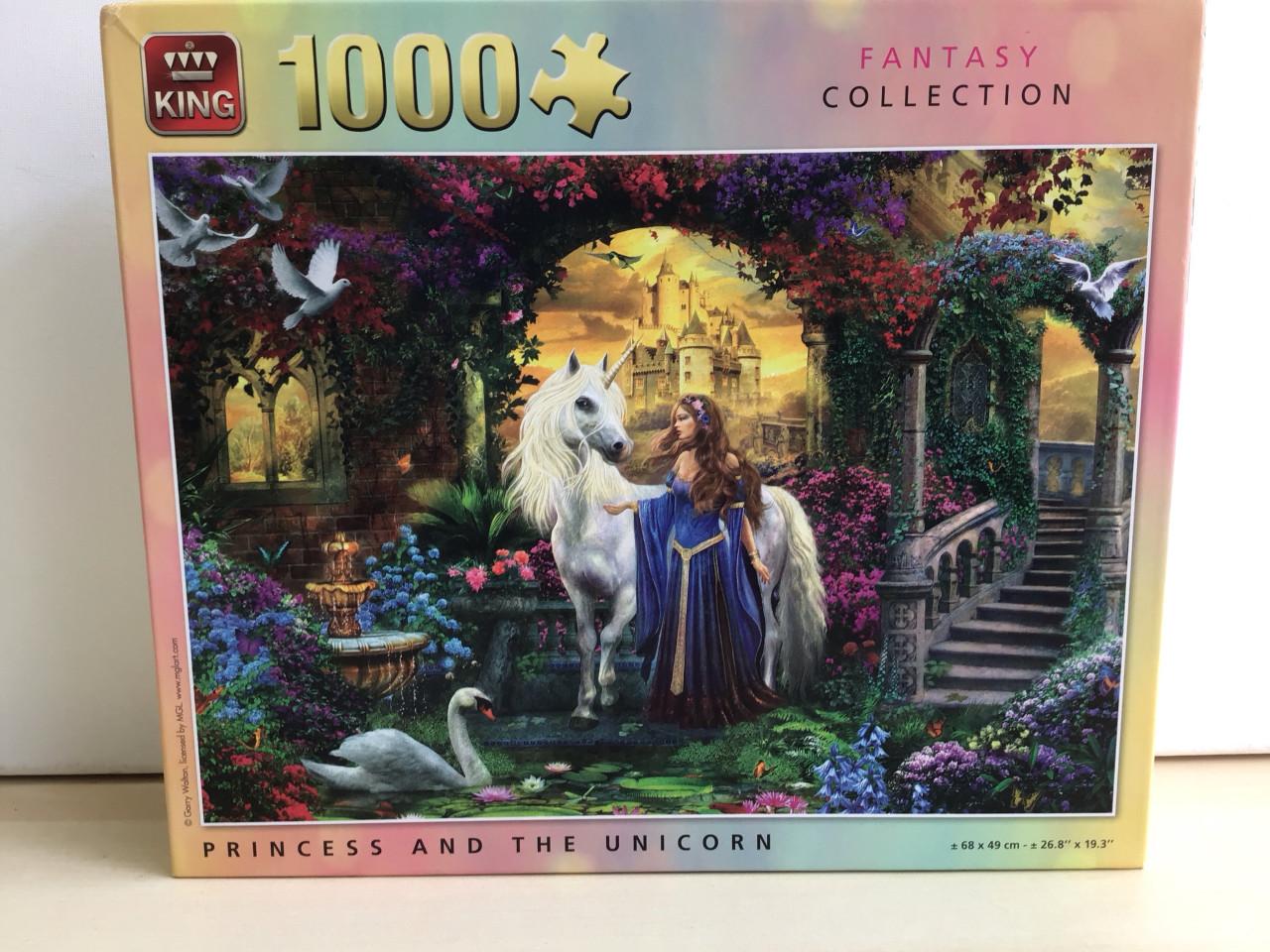 Puzzel King Princess and the Unicorn
