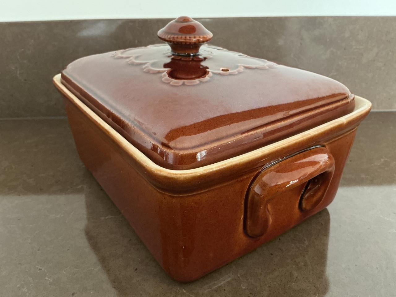 Oude stenen ovenschaal