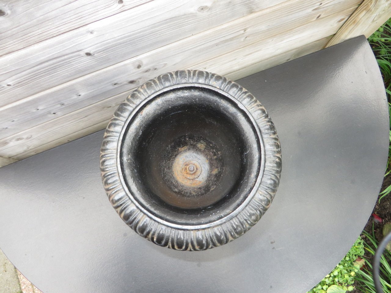 Klassieke Gietijzeren planten pot