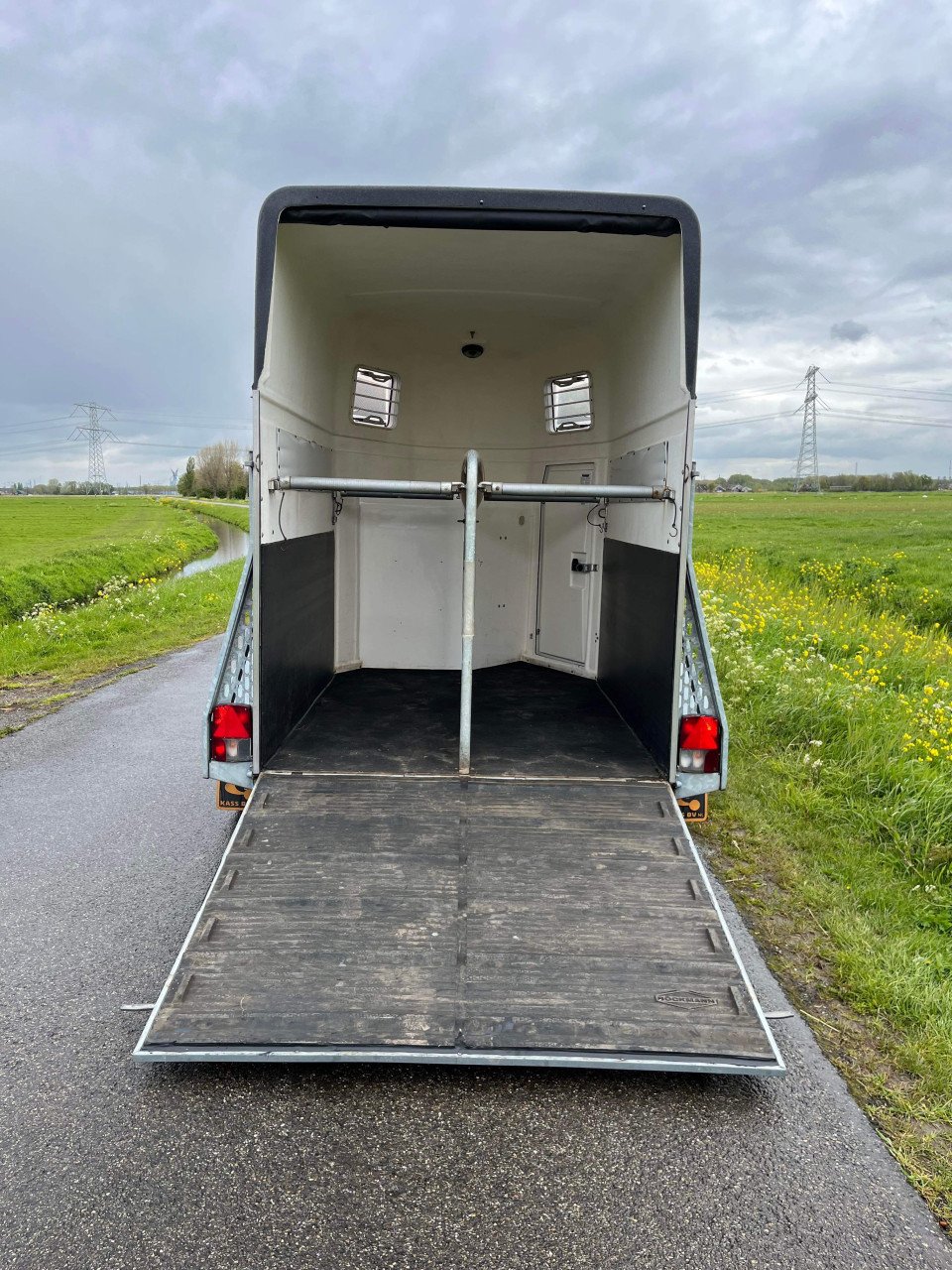Polyester Bockmann comfort met aluminium bodem en zadelkamer (inruil kan)