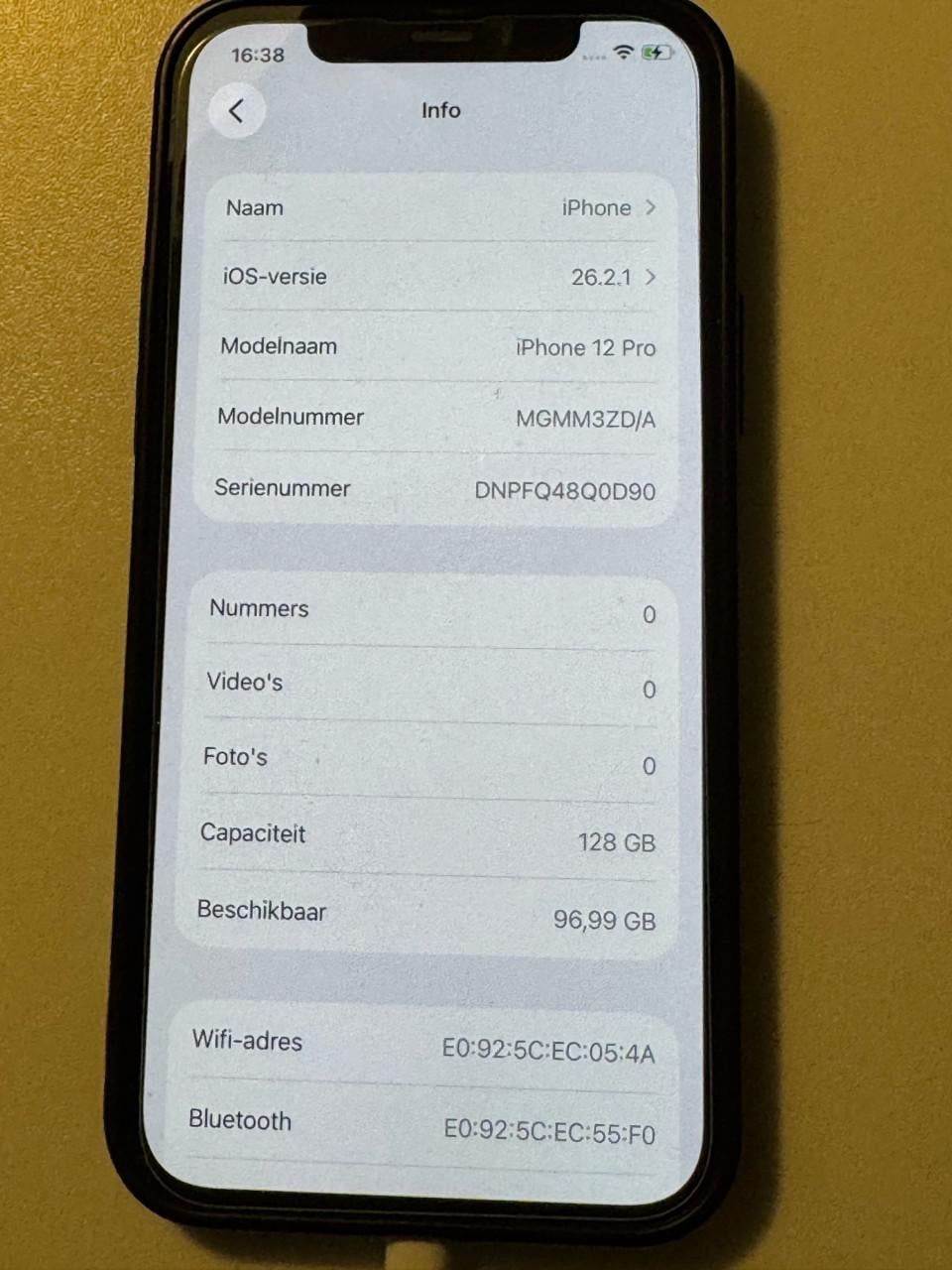 Iphone 12 pro 128 GB in uitstekende staat