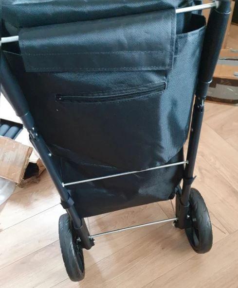 Outbee boodschappentrolley zwart • Opvouwbaar met wielen • nieuw