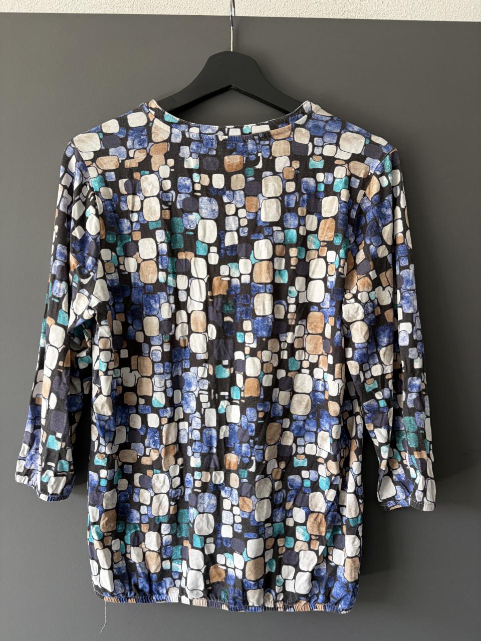 Dames shirt met 3/4 mouw - M