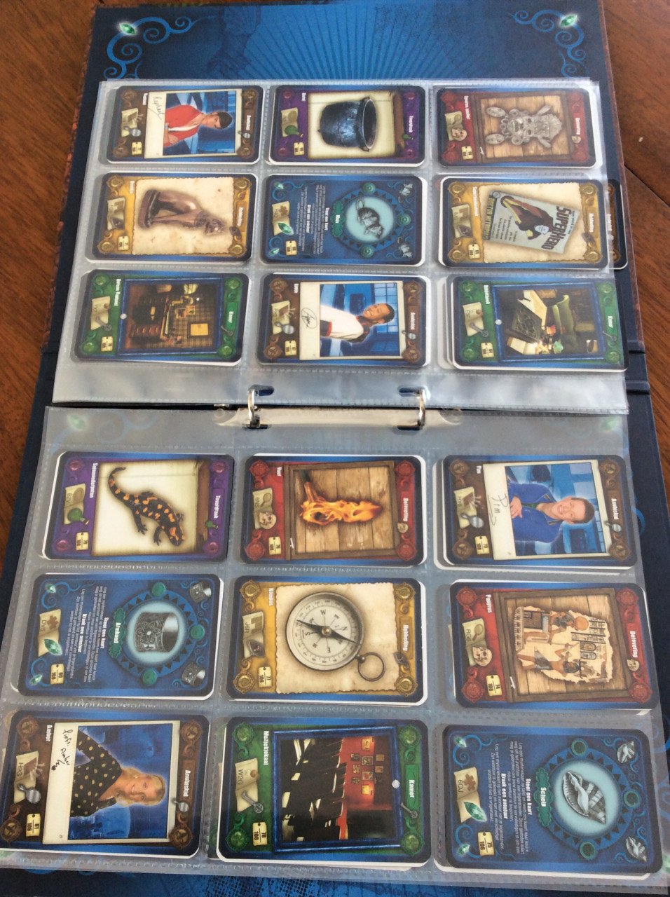 Verzameling: Het huis Anubis. Reality cards.  Compleet.