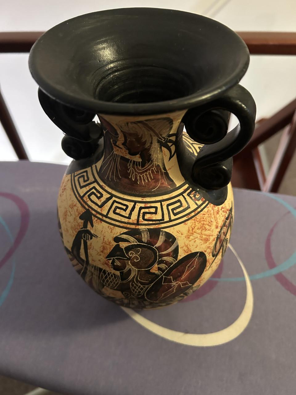 Griekse vaas met loodje