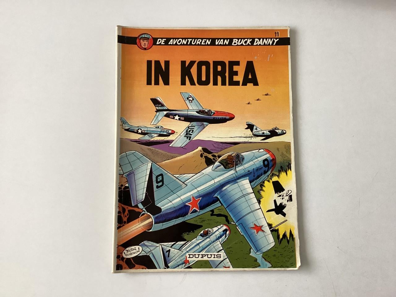 18 verschillende stripboekjes met de avonturen van Buck Danny.