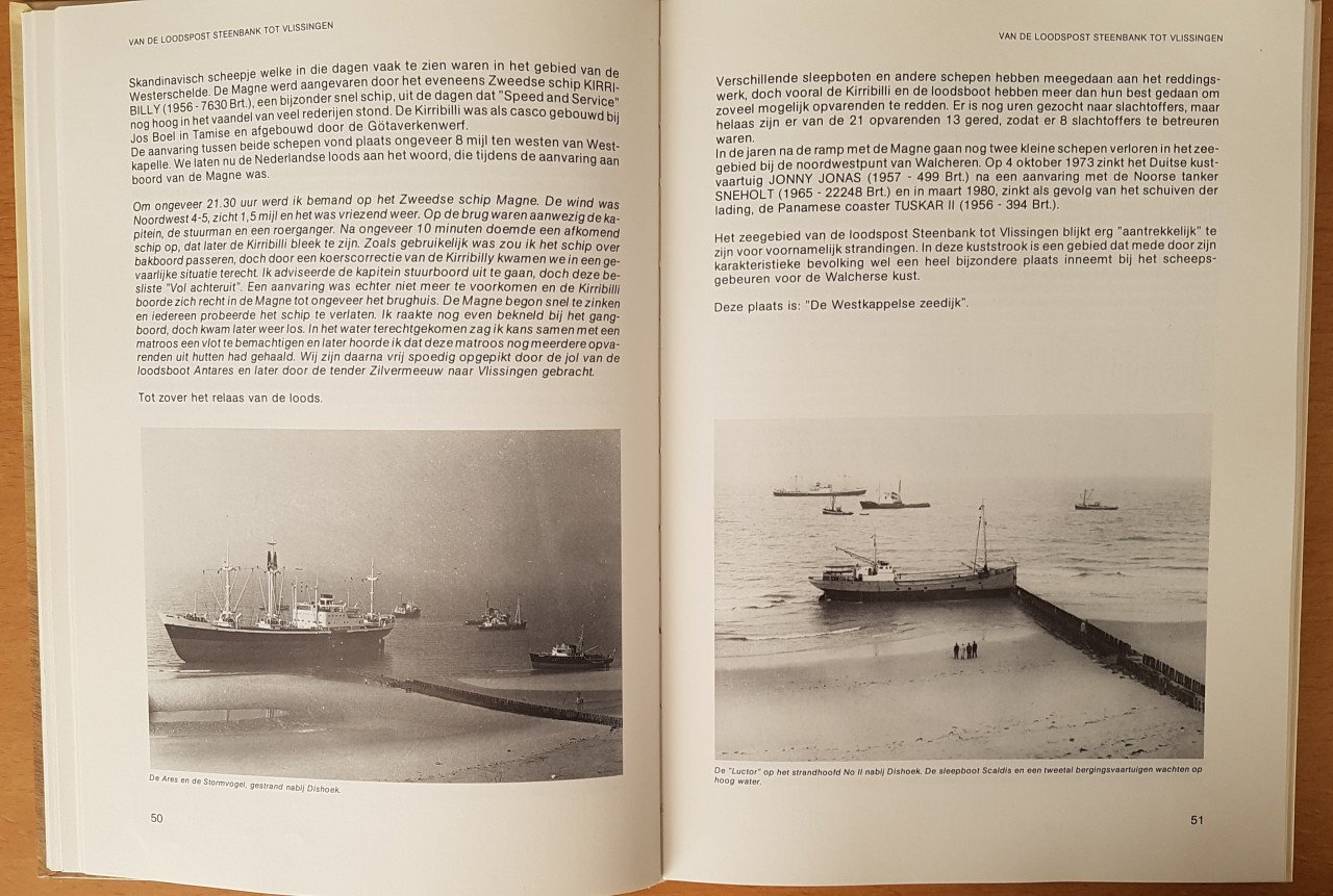 DE WESTERSCHELDE BIJ STORM EN MIST - C Heijkoop - 1983