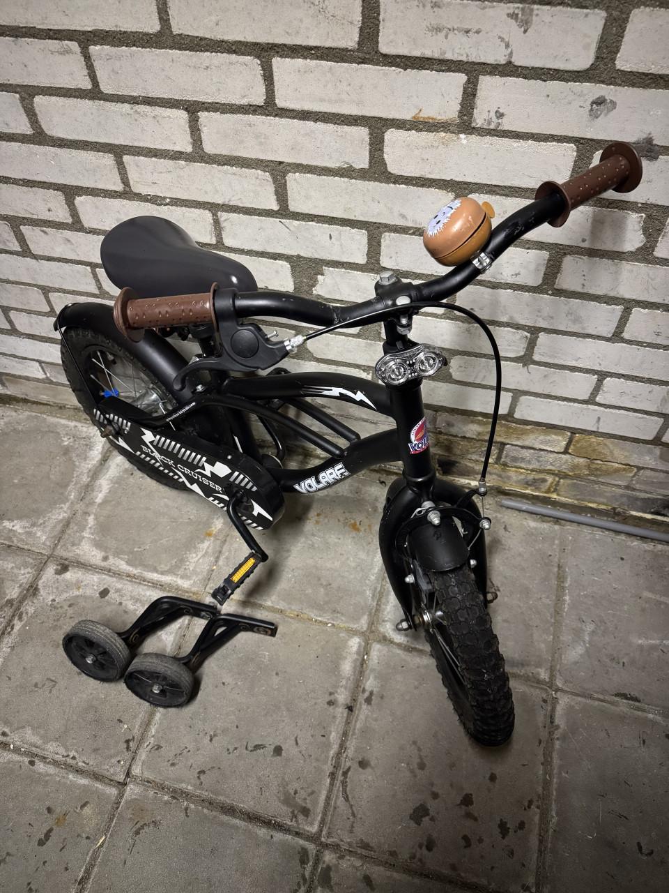 Jongens kinderfiets Volare Black Cruiser 14 inch