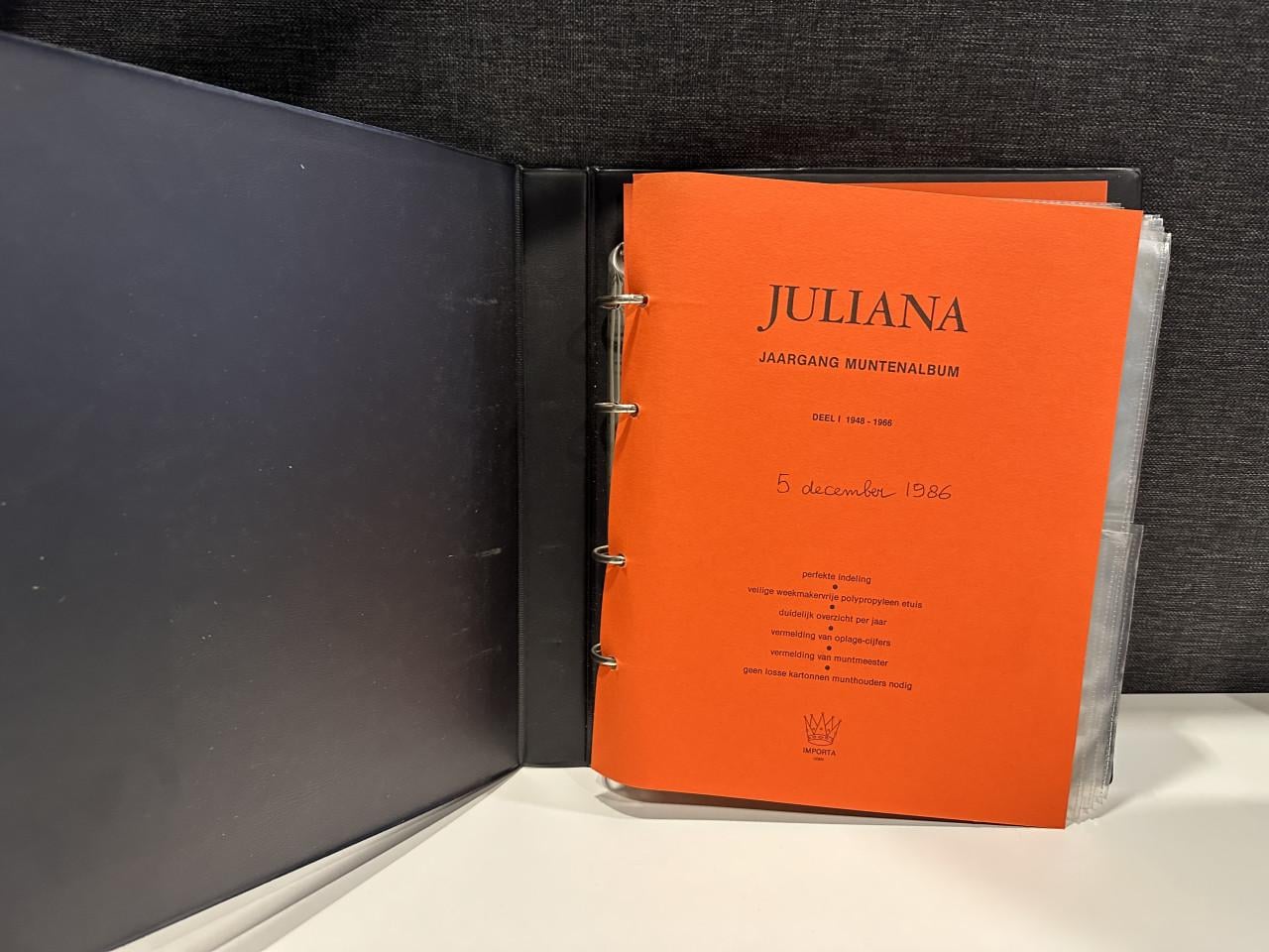 Compleet album Juliana 1 (1948-1966) incl. zilver