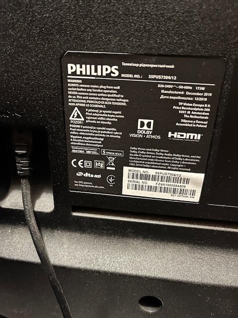 Phillips Ambilight TV 55 inch