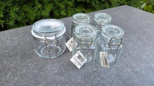 🌿5 weckpotjes