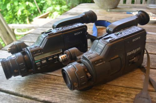 2 x Sony Handycam werking onbekend t.e.a.b.