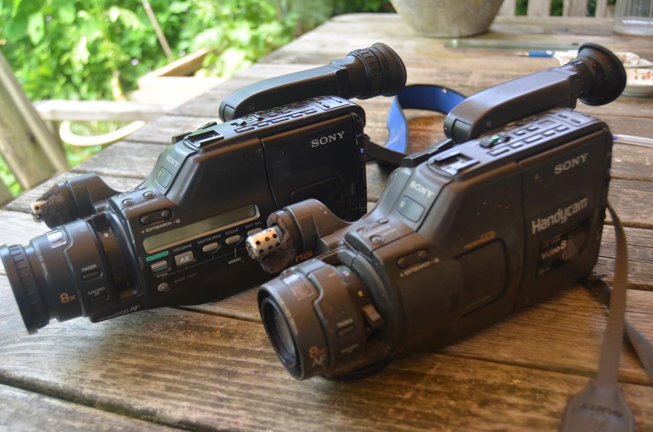 2 x Sony Handycam werking onbekend t.e.a.b.