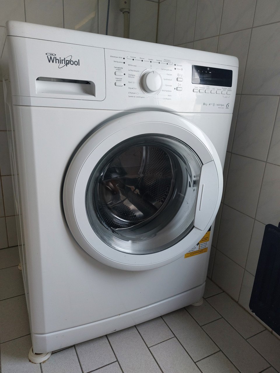 Zuinige Whirlpool wasmachine 8 kg